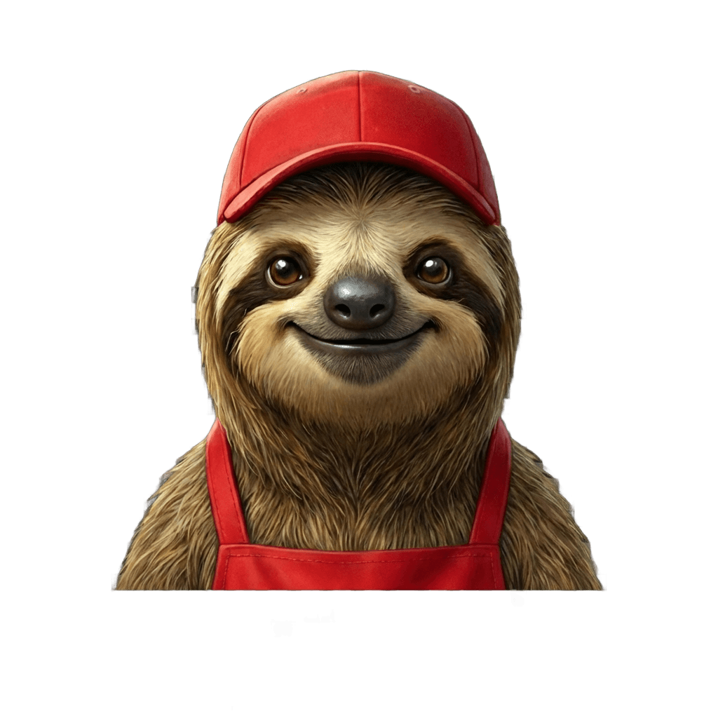 Cara sonriente del empleado del mes